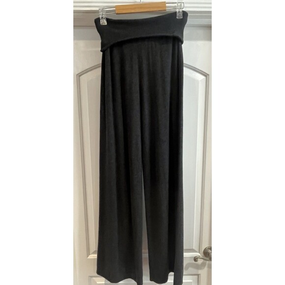 Anthropologie Sparrow Wide Leg Sweater Pants Merino Wool Blend Gray M Comfy Cozy - Picture 1 of 11
